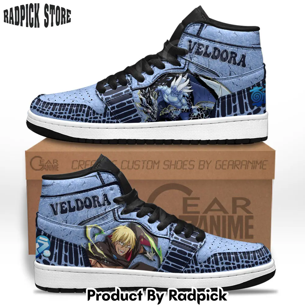 Veldora tempest air jordan high top sneakers anime mn14  rp0356472